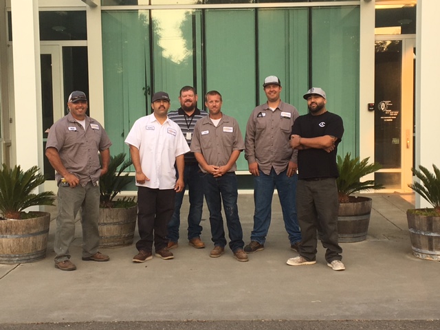 Image of UC Davis Facilities Management staff who worked on the deferred maintenance project.