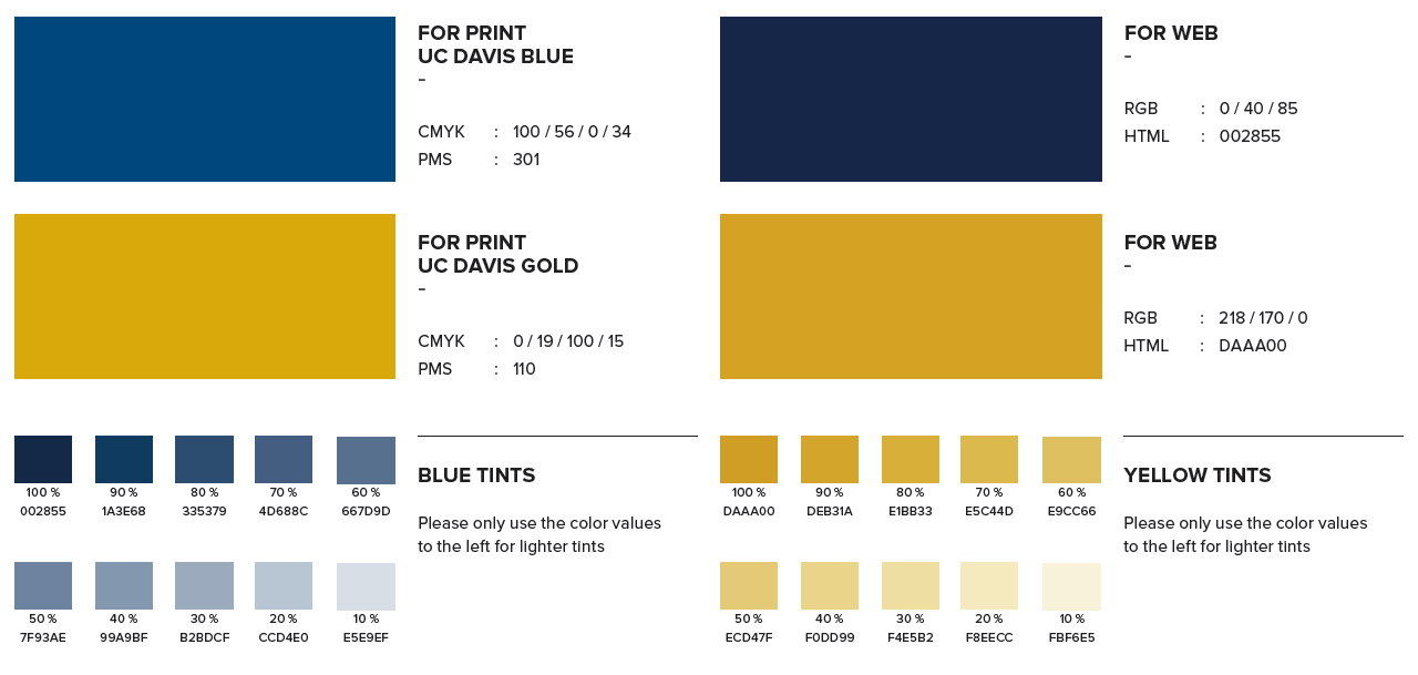 blue and gold