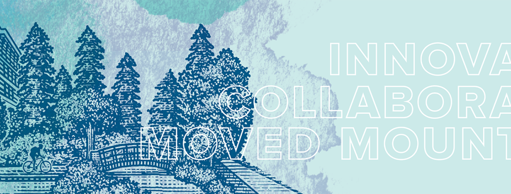 decorative image - innovation, collaboration, moved mountains