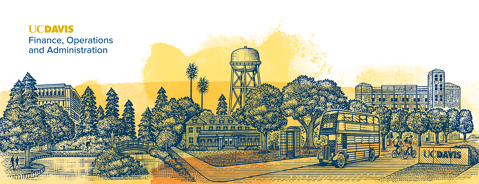 decorative illustration of uc davis