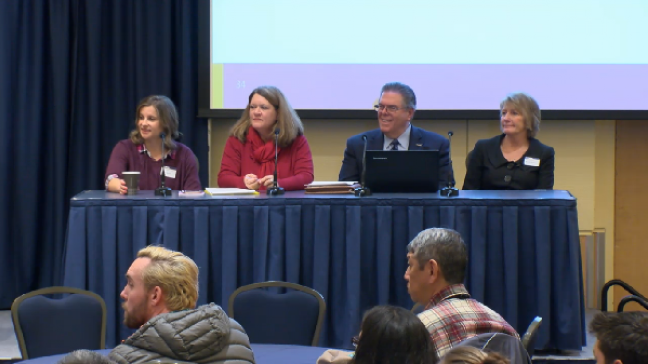 Brian Wadell, third from right, passed away earlier this month Wadell Panel