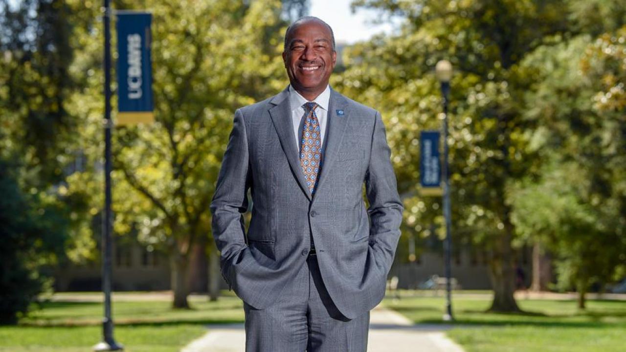 Photo of UC Davis chancellor.
