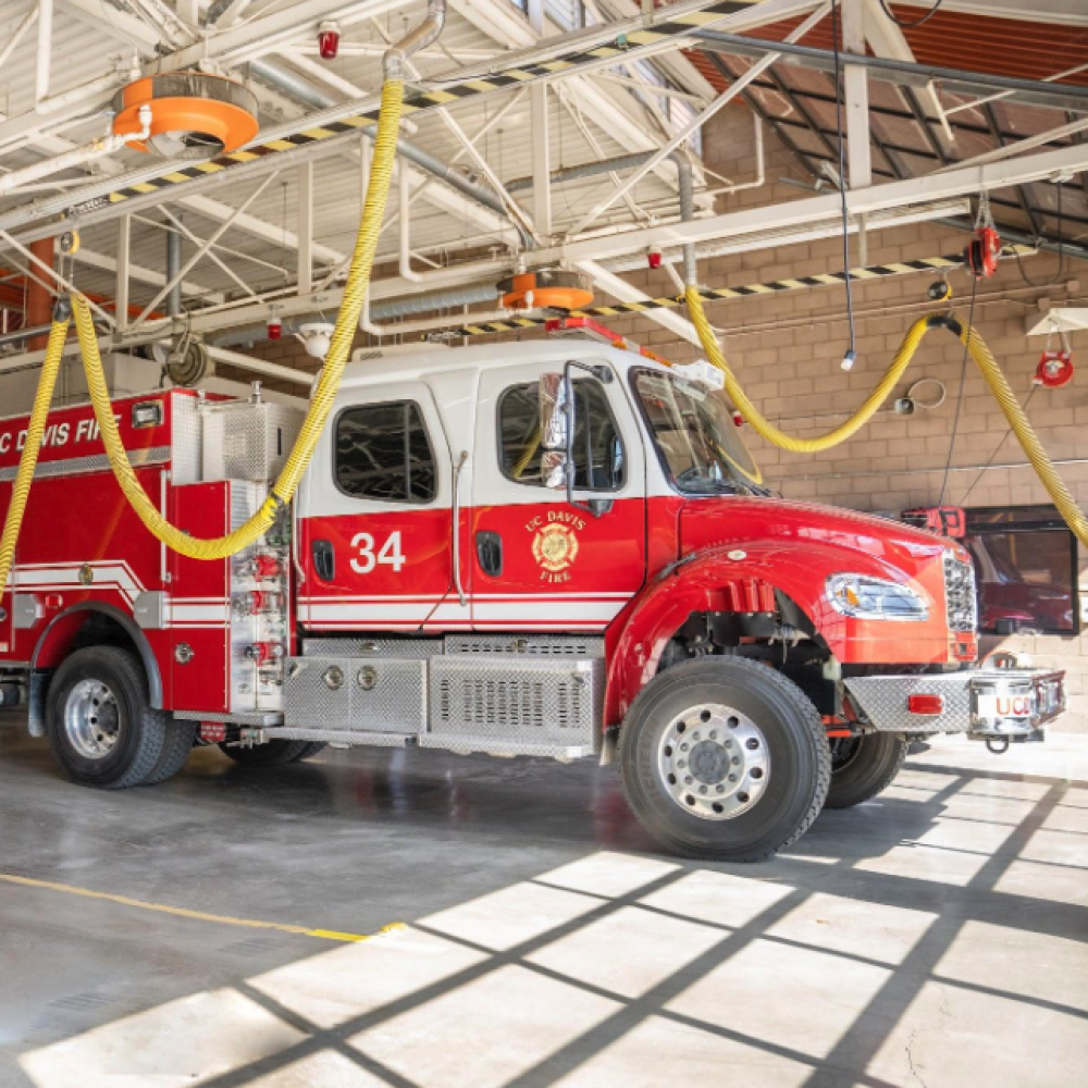 uc davis fire truck