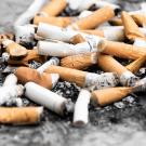 Image of cigarette butt trash.