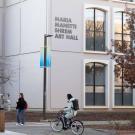 Students outside Maria Manetti Shrem Art Hall