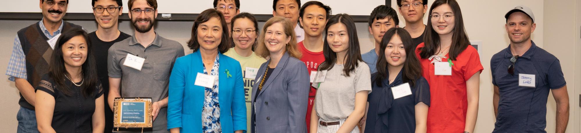 Camille Kirk and Sustainability Summit honorees at 2019 Campus Sustainability Summit