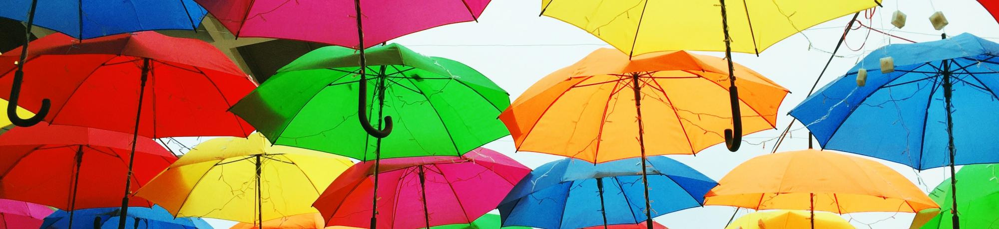 colorful umbrellas